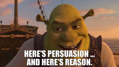 Persuasion and reason